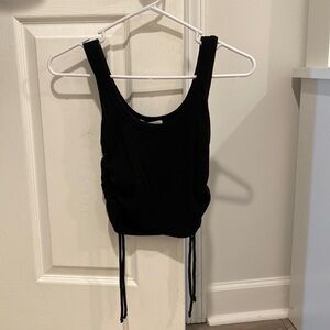 Cropped Black Zara Tank